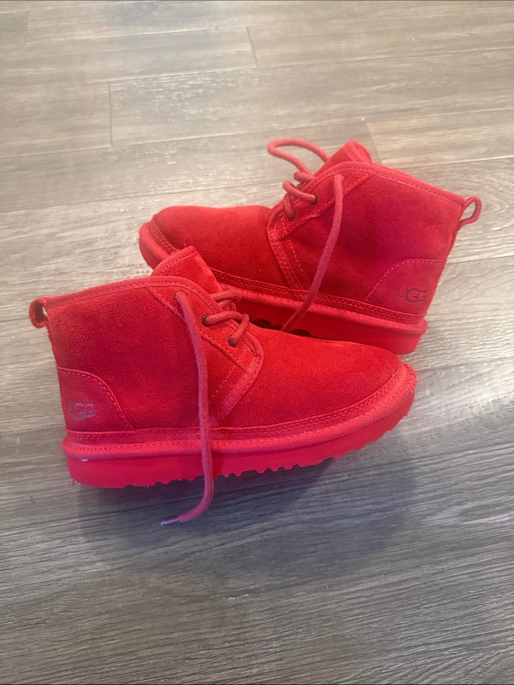 UGG Kids Red Winter Boots – Good Pre-Owned Condition